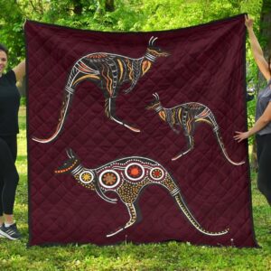 Australia  Aboriginal 5Th Premium Quilt A7  Quilt